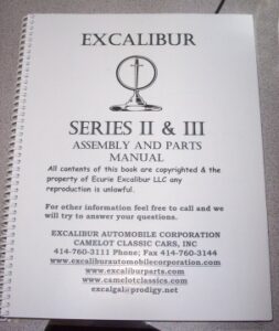 Excalibur Accessory Chart Books & Accessories – Excalibur Classics
